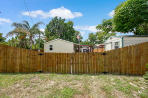 Fenced Yard