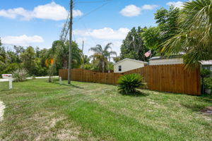 Fenced Yard