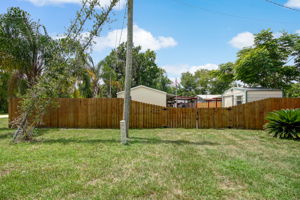 Fenced Yard