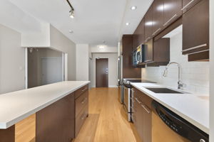 Bright open kitchen