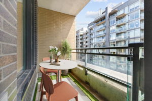 Private deck (virtually staged)
