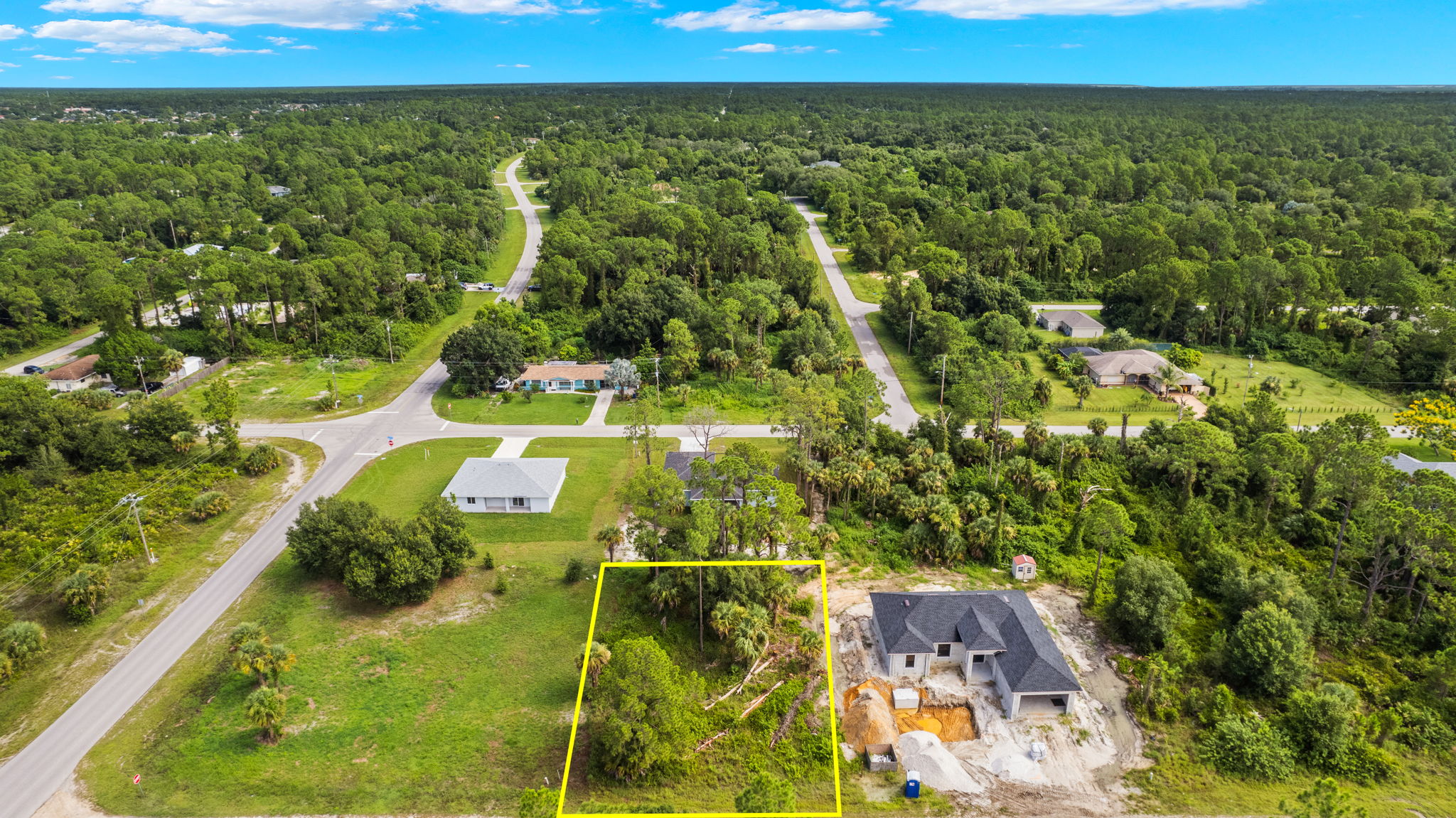 Aerial Front Exterior 2 of 7 -Lot Lines
