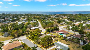 Aerial View 3 -Lot Lines