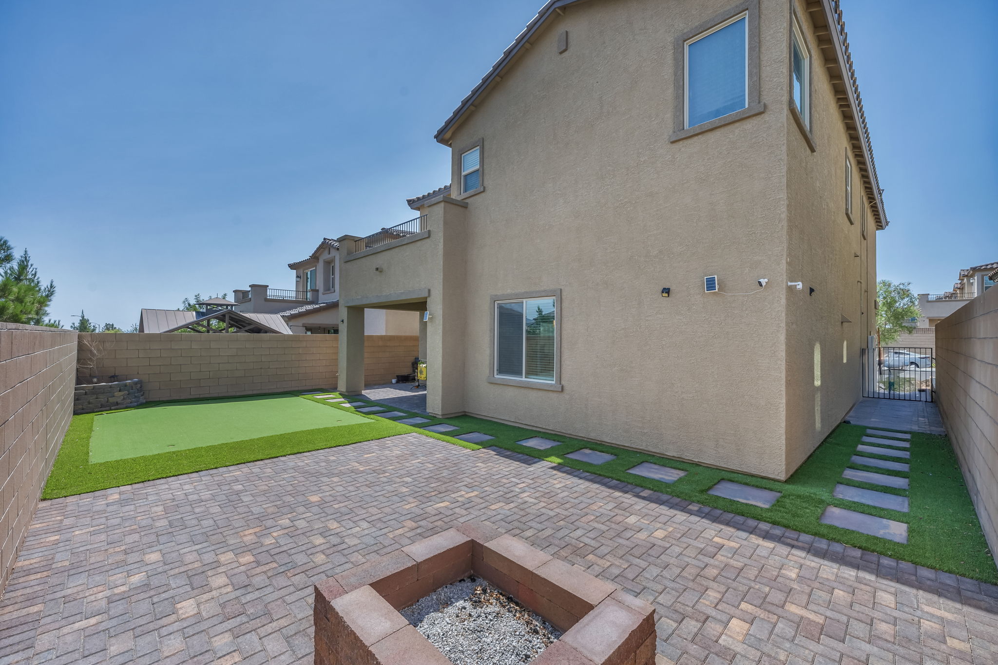 Firepit entertainment Area