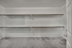 Primary oversized walk in closet