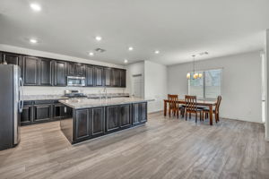 Open Concept Kitchen and Dining