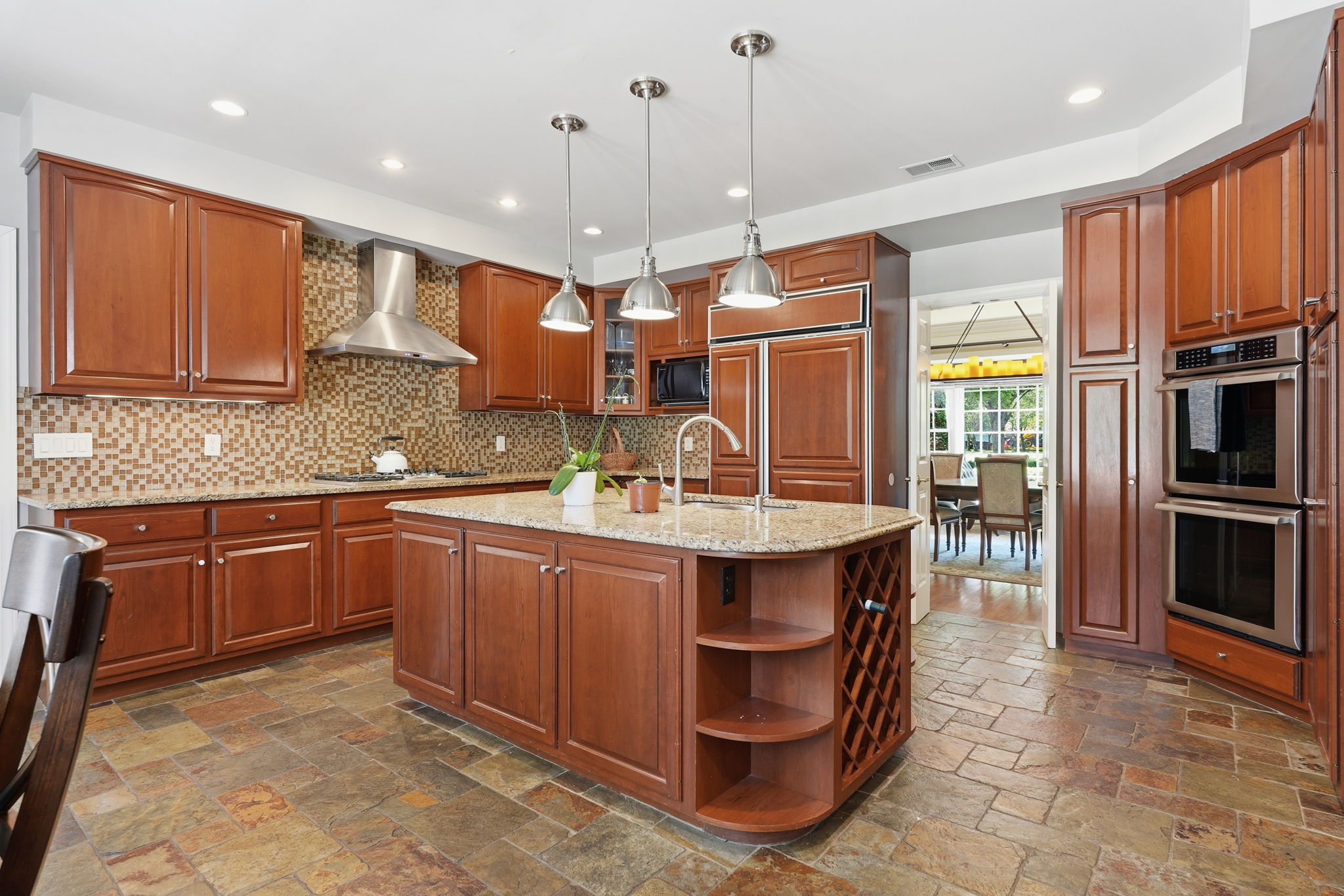 Gourmet Kitchen with Expansive Center Island