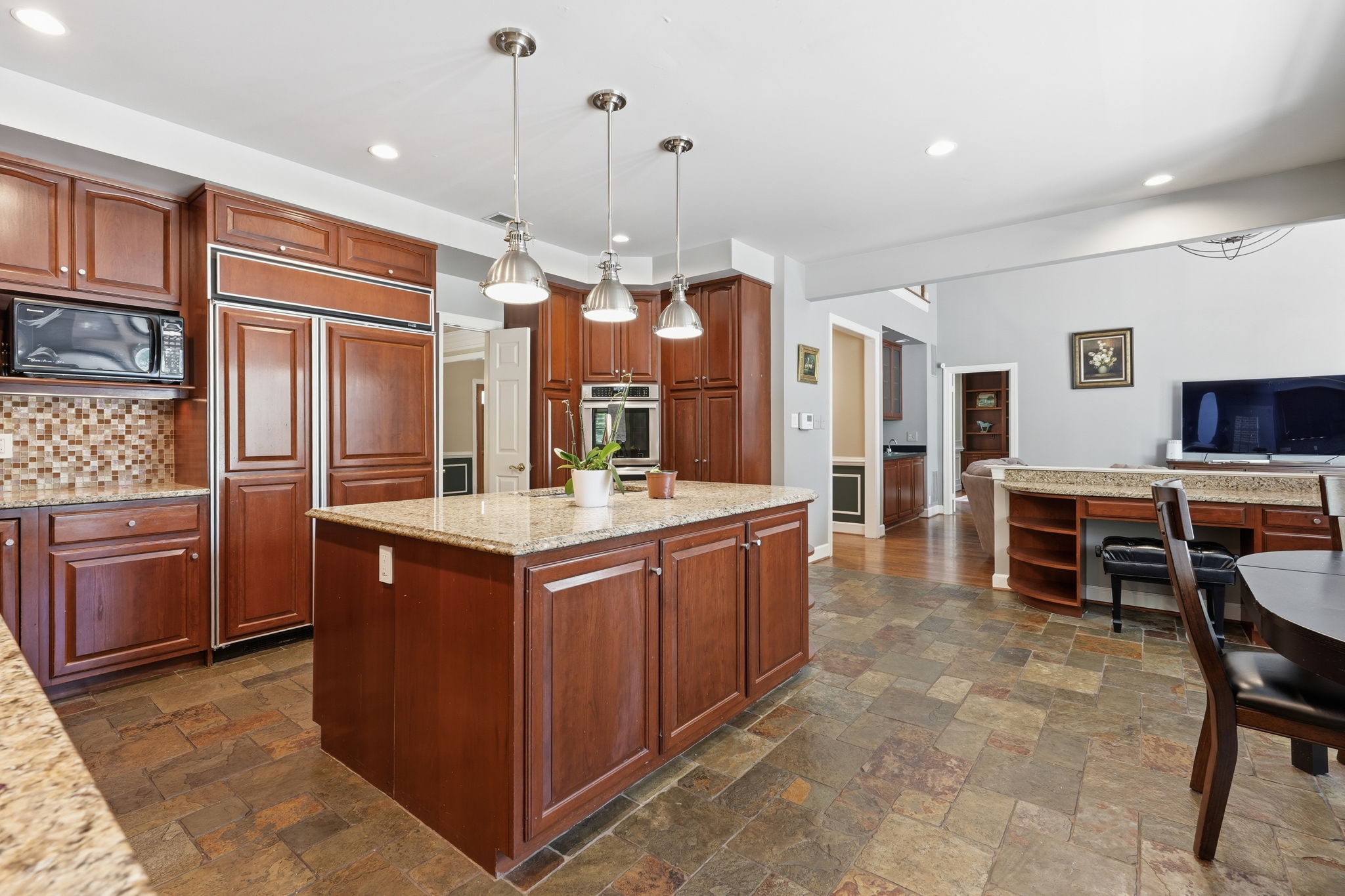 Gourmet Kitchen with Expansive Center Island