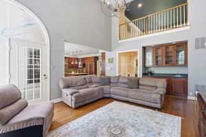 Two-Story Family Room open to Kitchen