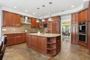 Gourmet Kitchen with Expansive Center Island