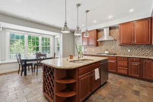 Gourmet Kitchen with Breakfast Area