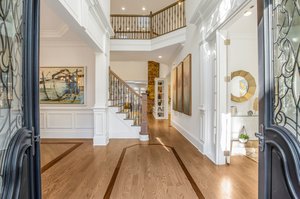 The entry--check out the gorgeous floors