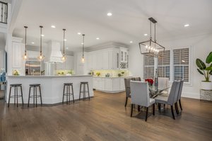 The breakfast area--as large as most formal dining rooms!