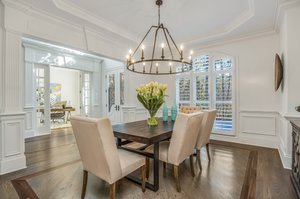 The formal dining room
