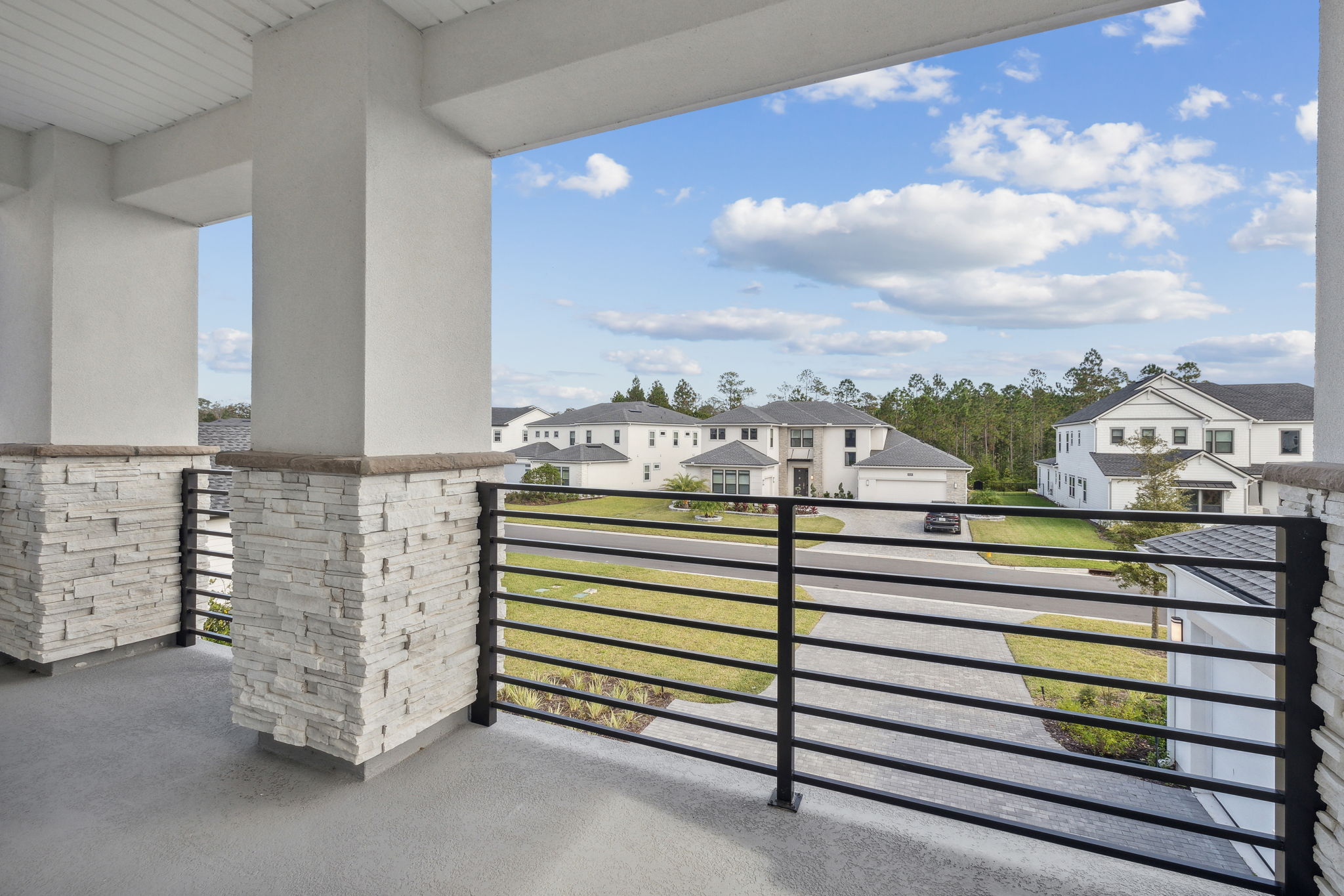 Large Covered Balcony