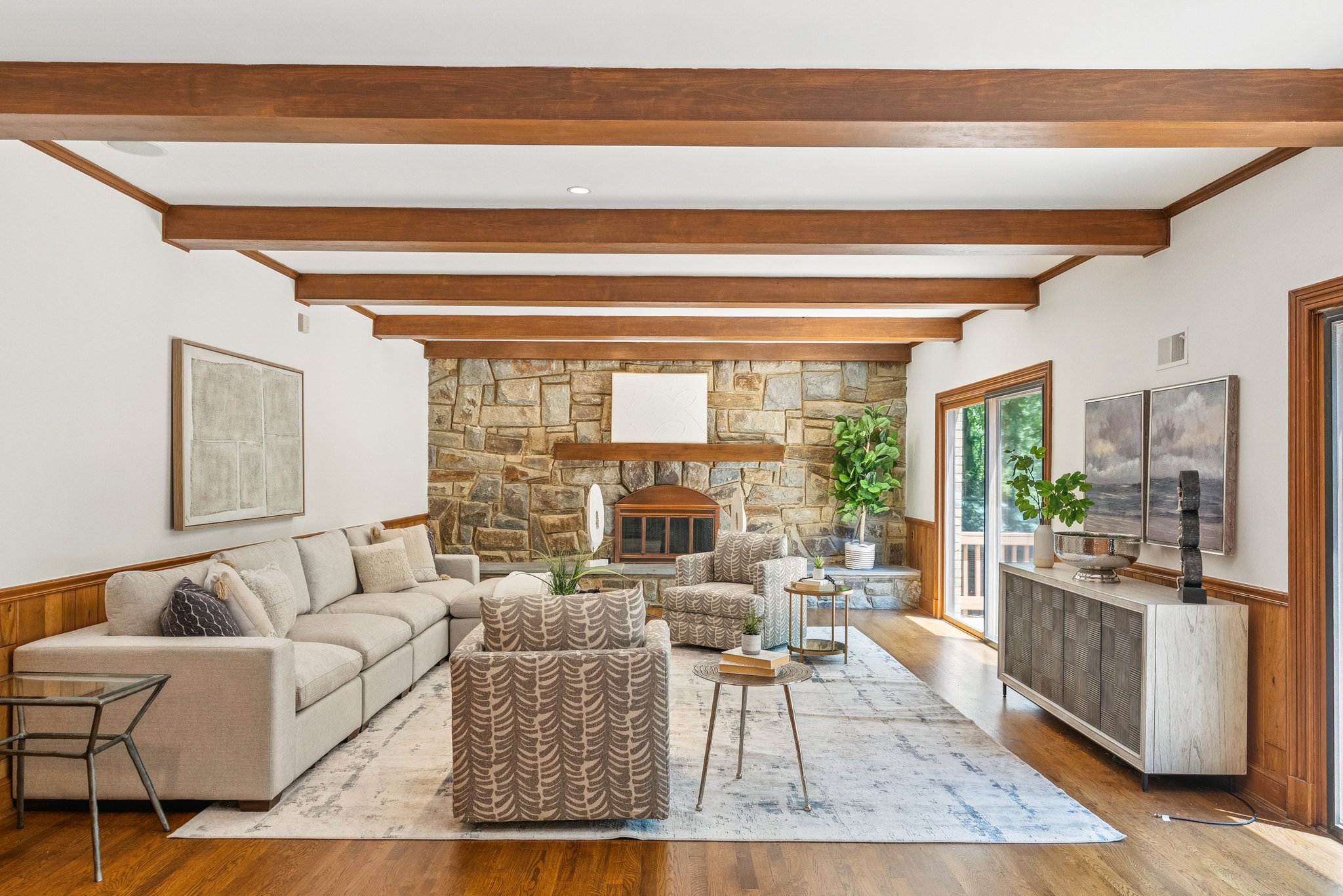 Sweeping Family Room