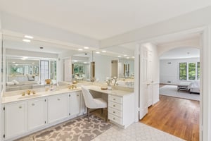 Primary Bathroom with Dual Sinks & Vanity