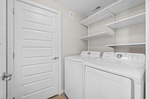 Separate Laundry Room Washer & Dryer Stays