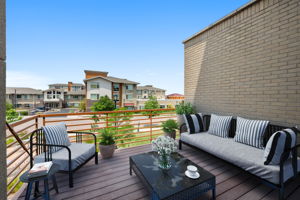 Virtually Staged Balcony