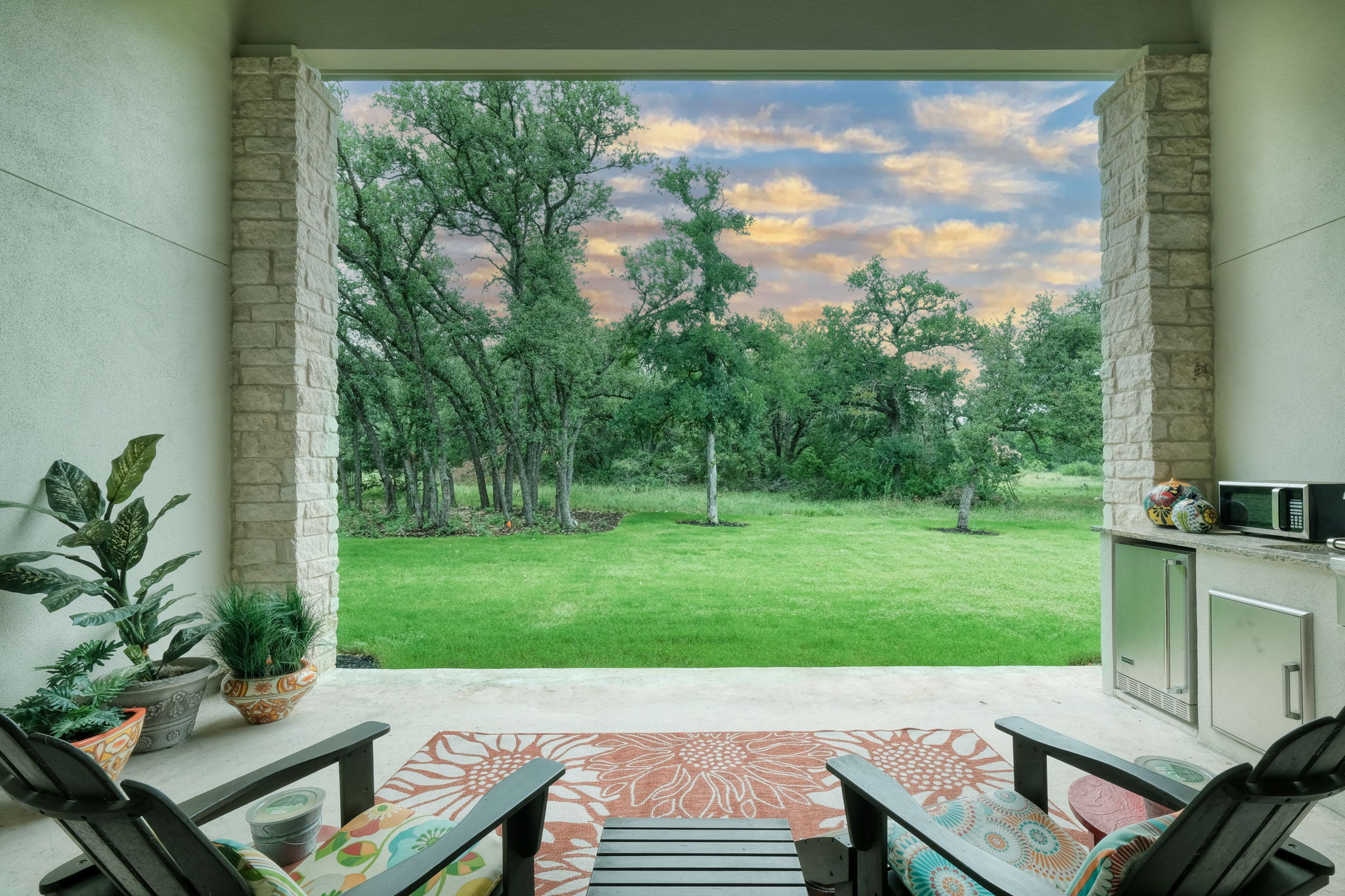 Covered Back Patio