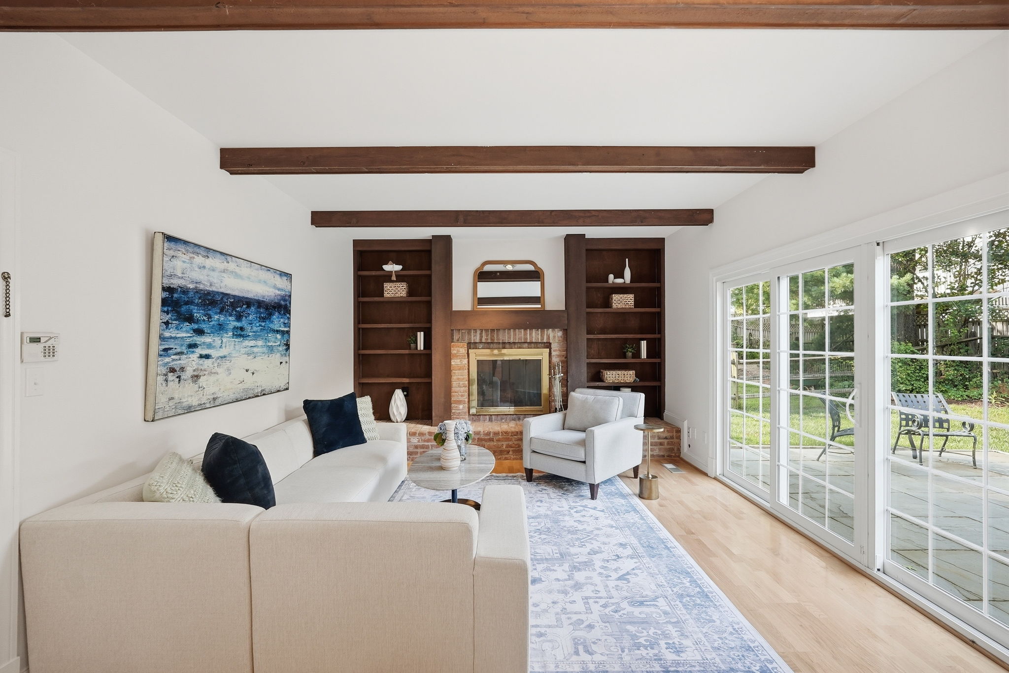 Family Room with Fireplace