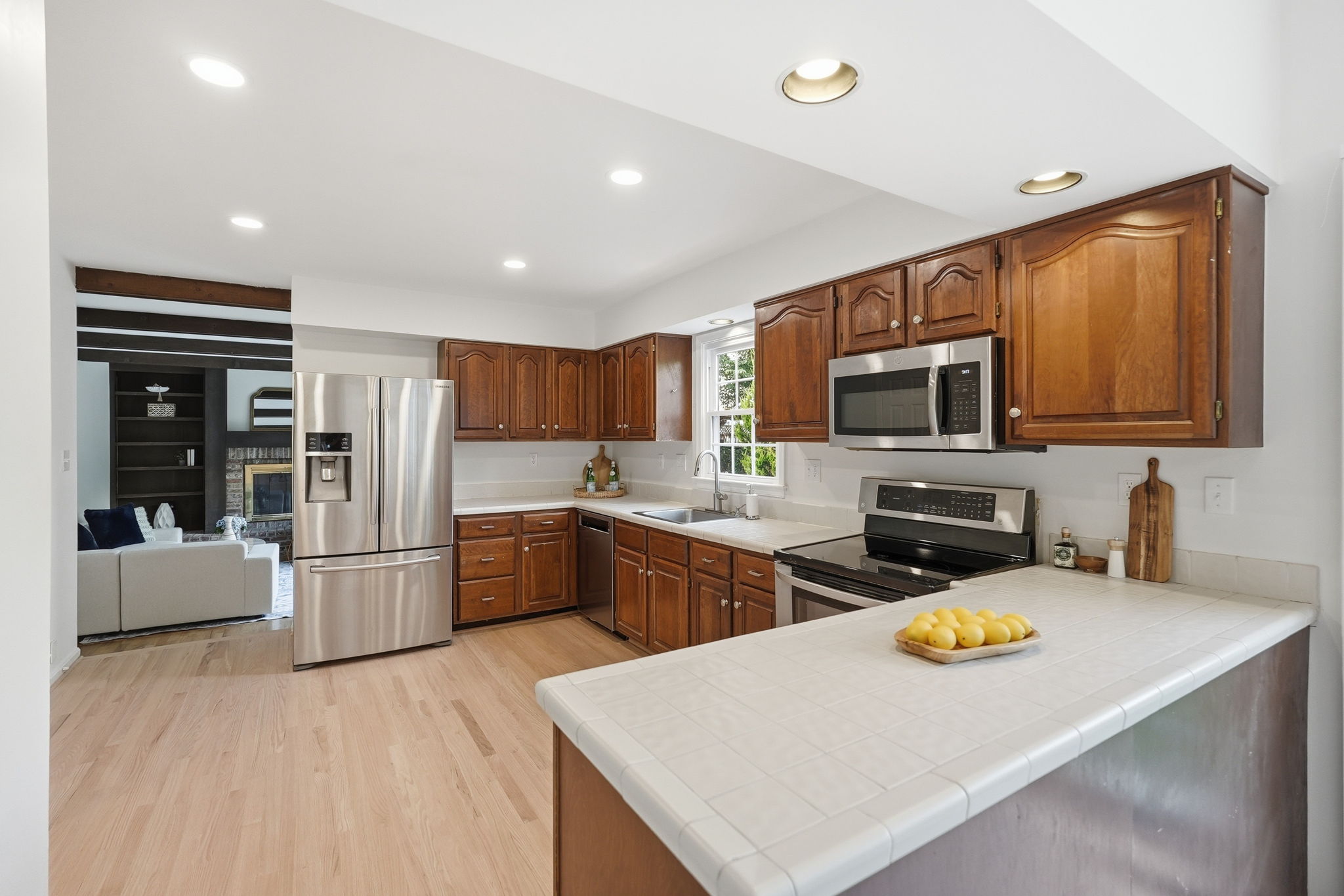 Gourmet Kitchen with Stainless Steel Appliances
