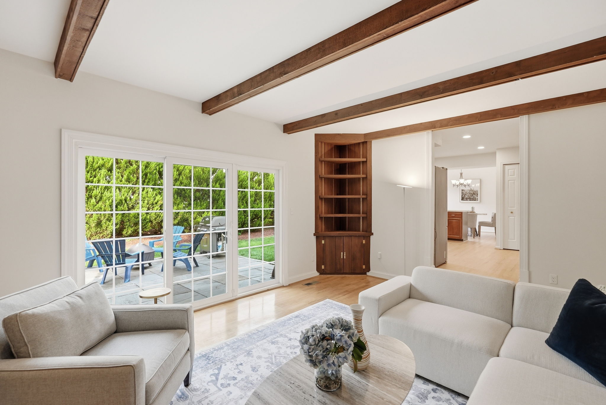 Family Room w/ Access to Rear Yard