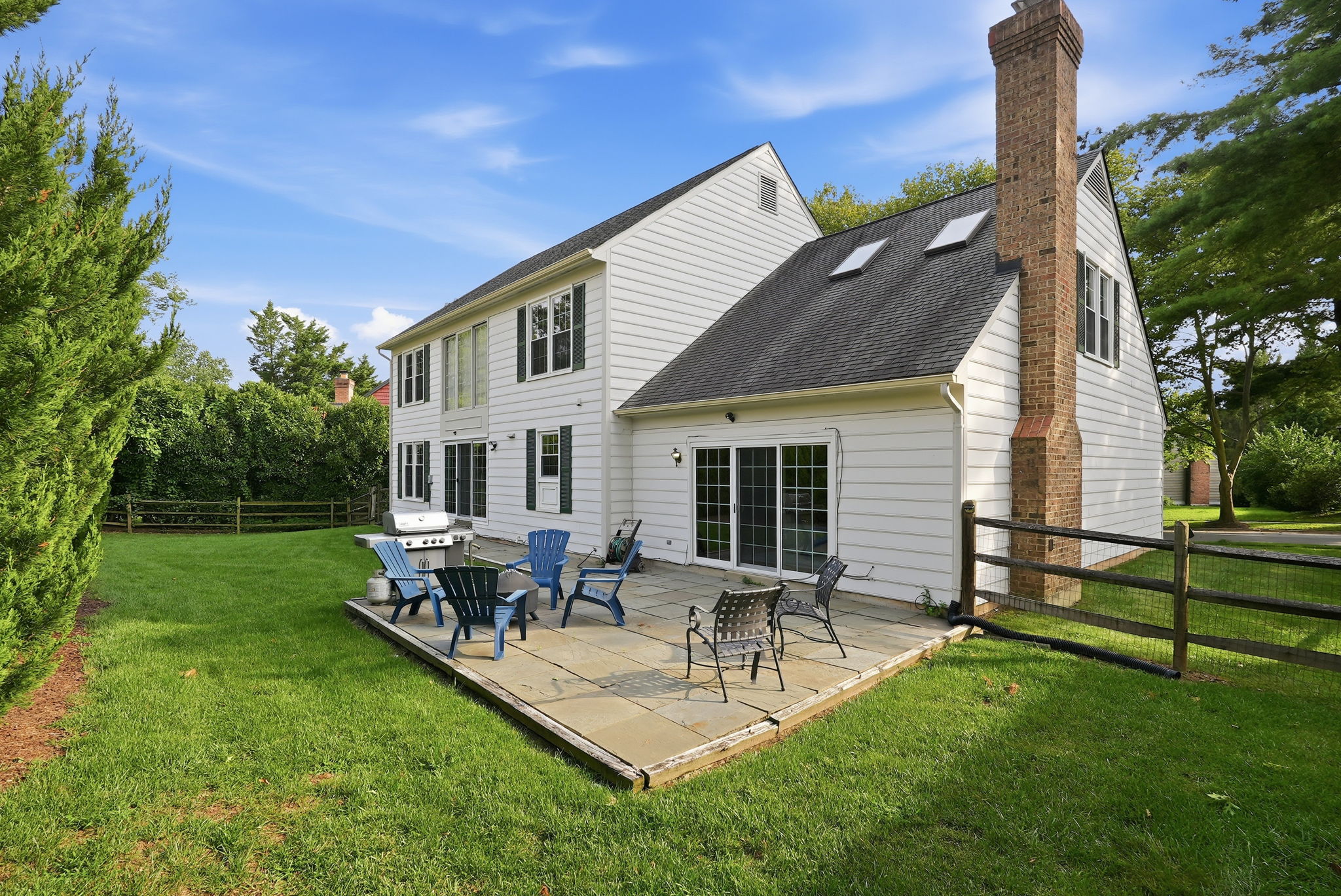 Rear Yard and Hardscaping