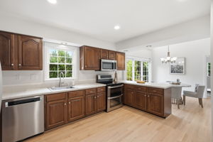 Gourmet Kitchen with Stainless Steel Appliances