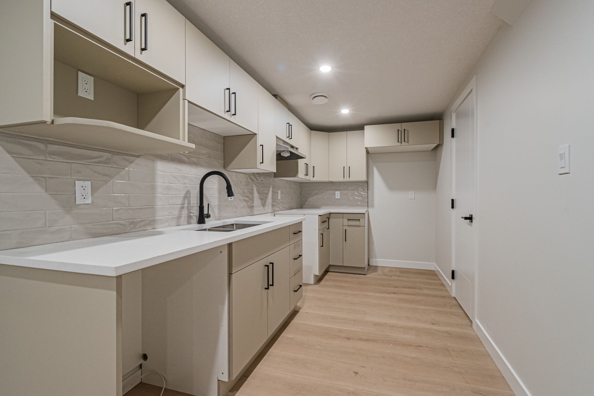 Finished Basement Kitchen