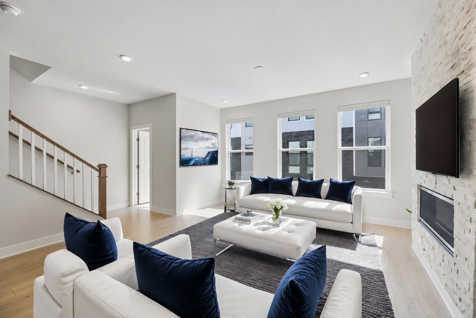 Living Room Staged