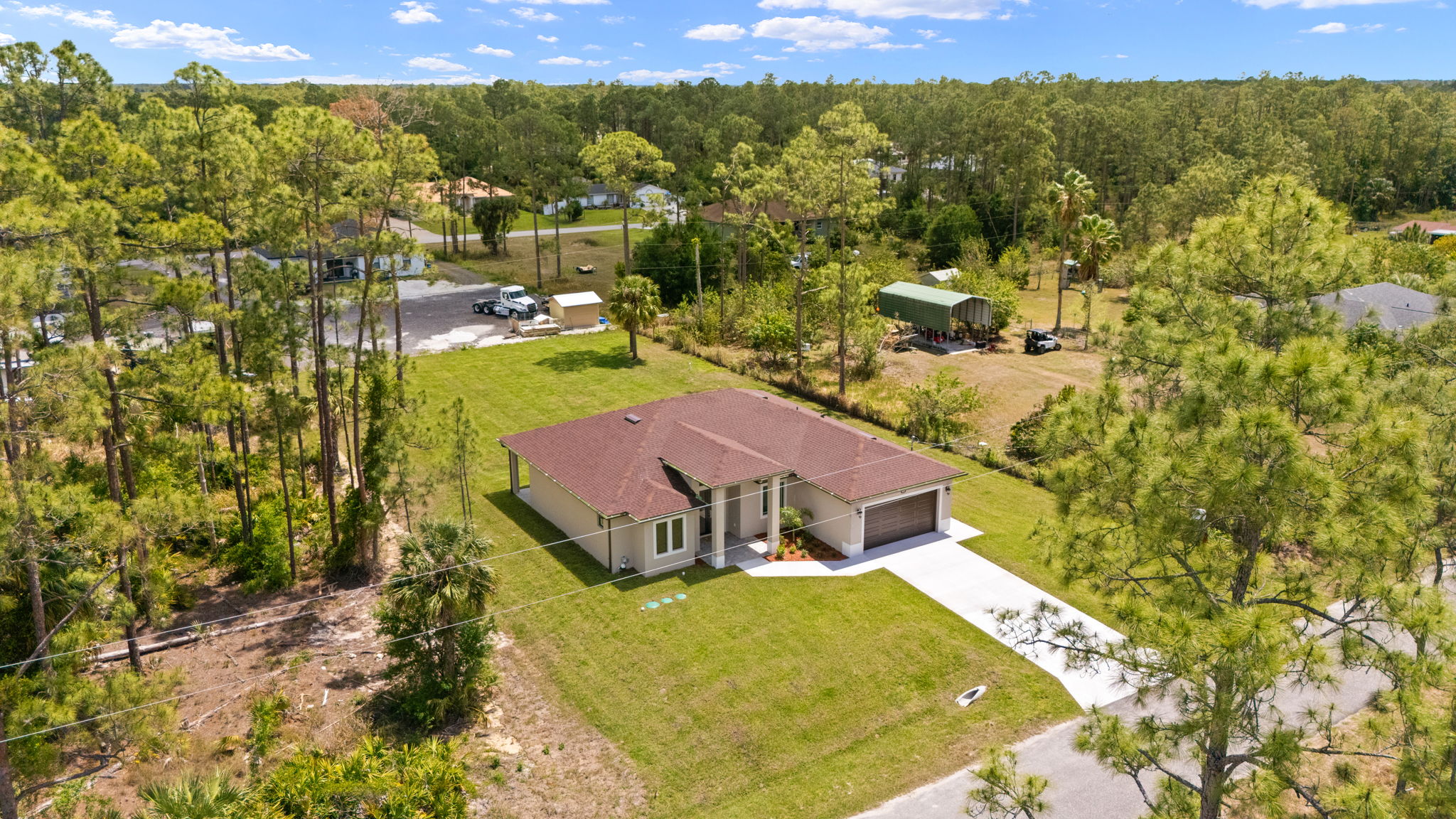 Aerial Front Exterior 2