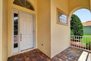 Paver Front Porch and Entry