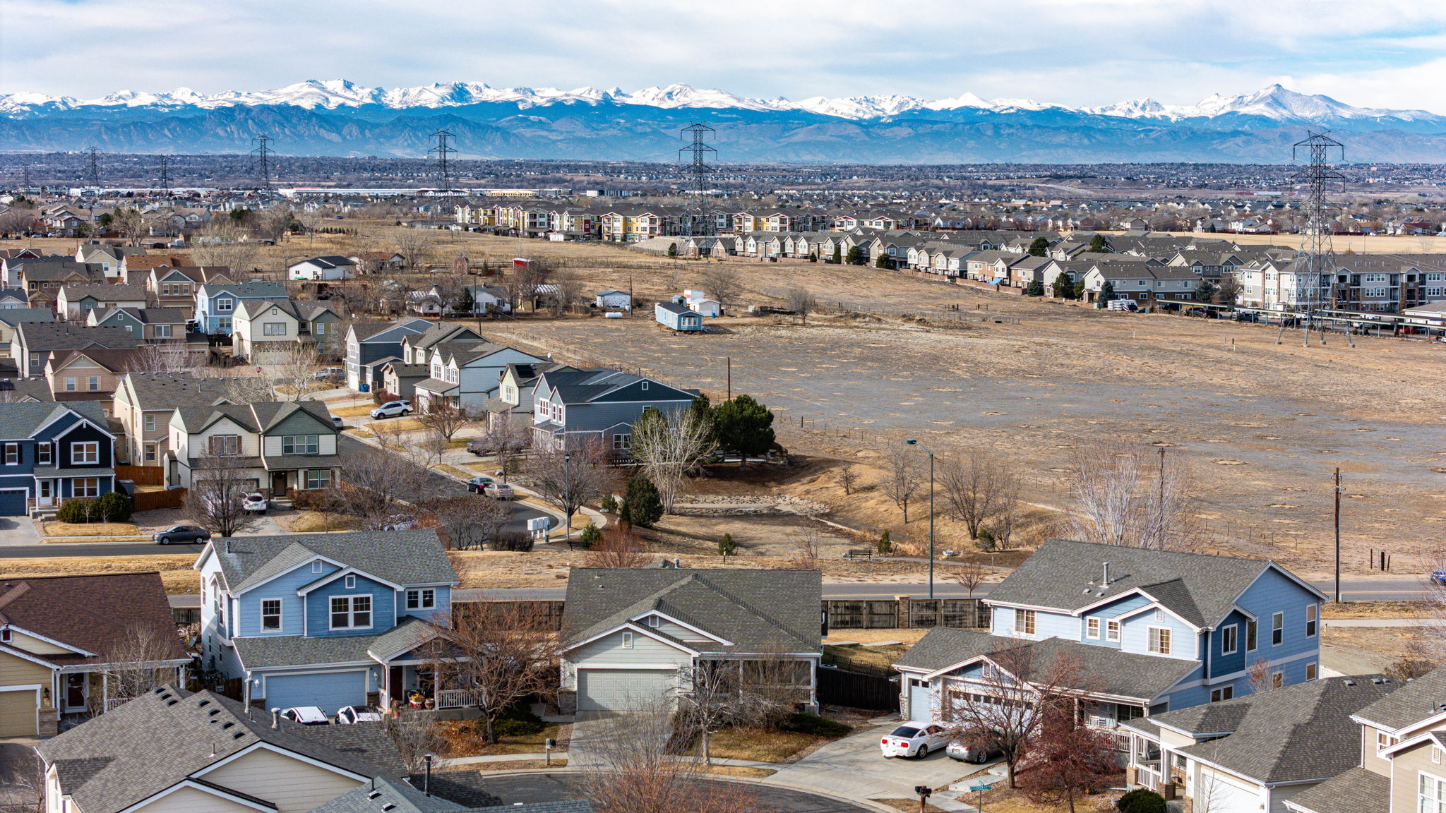 Ariel View w/ Mountains