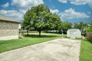 Extended Driveway Behind Gate