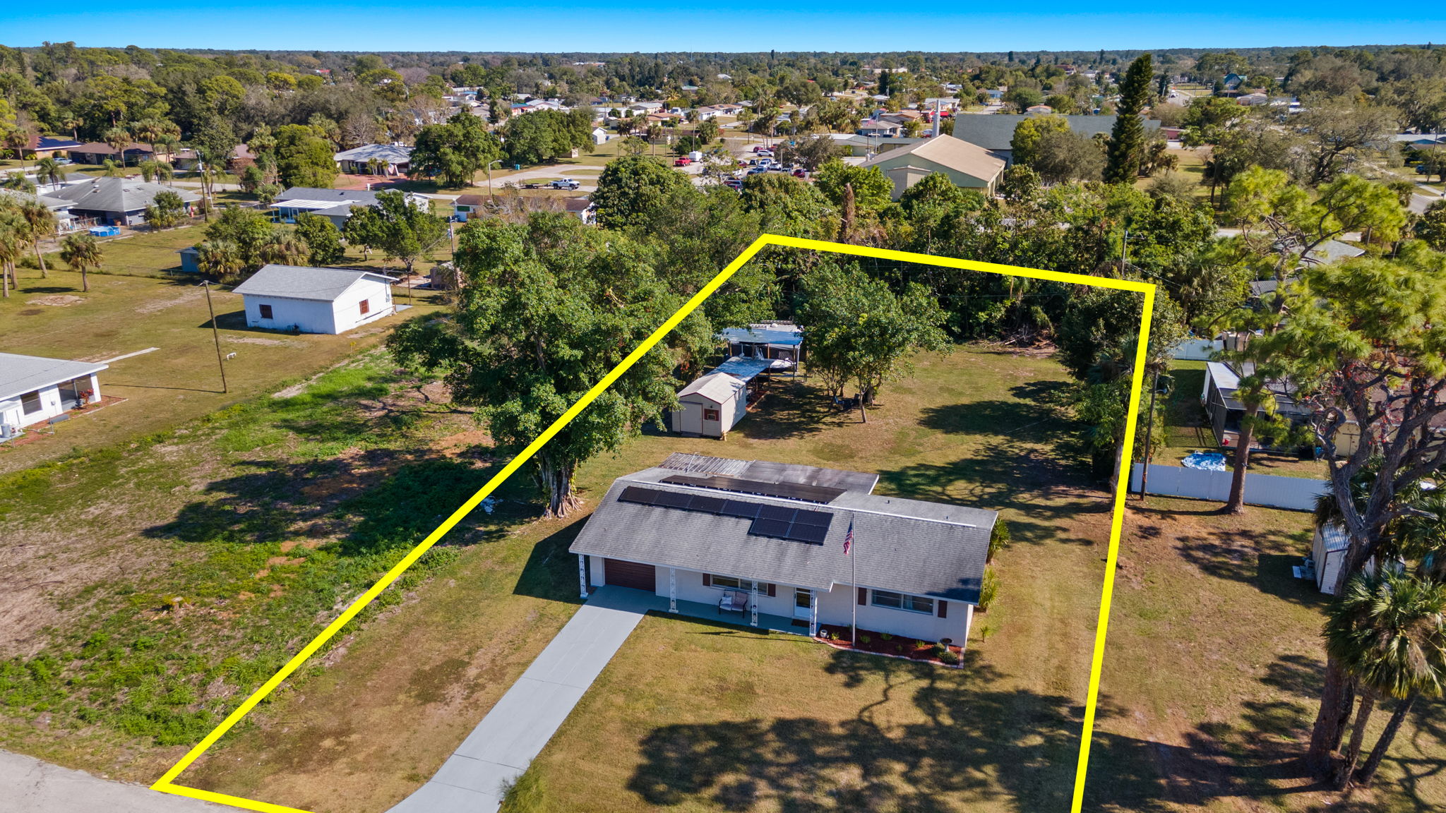 Aerial View 4 -Lot Lines