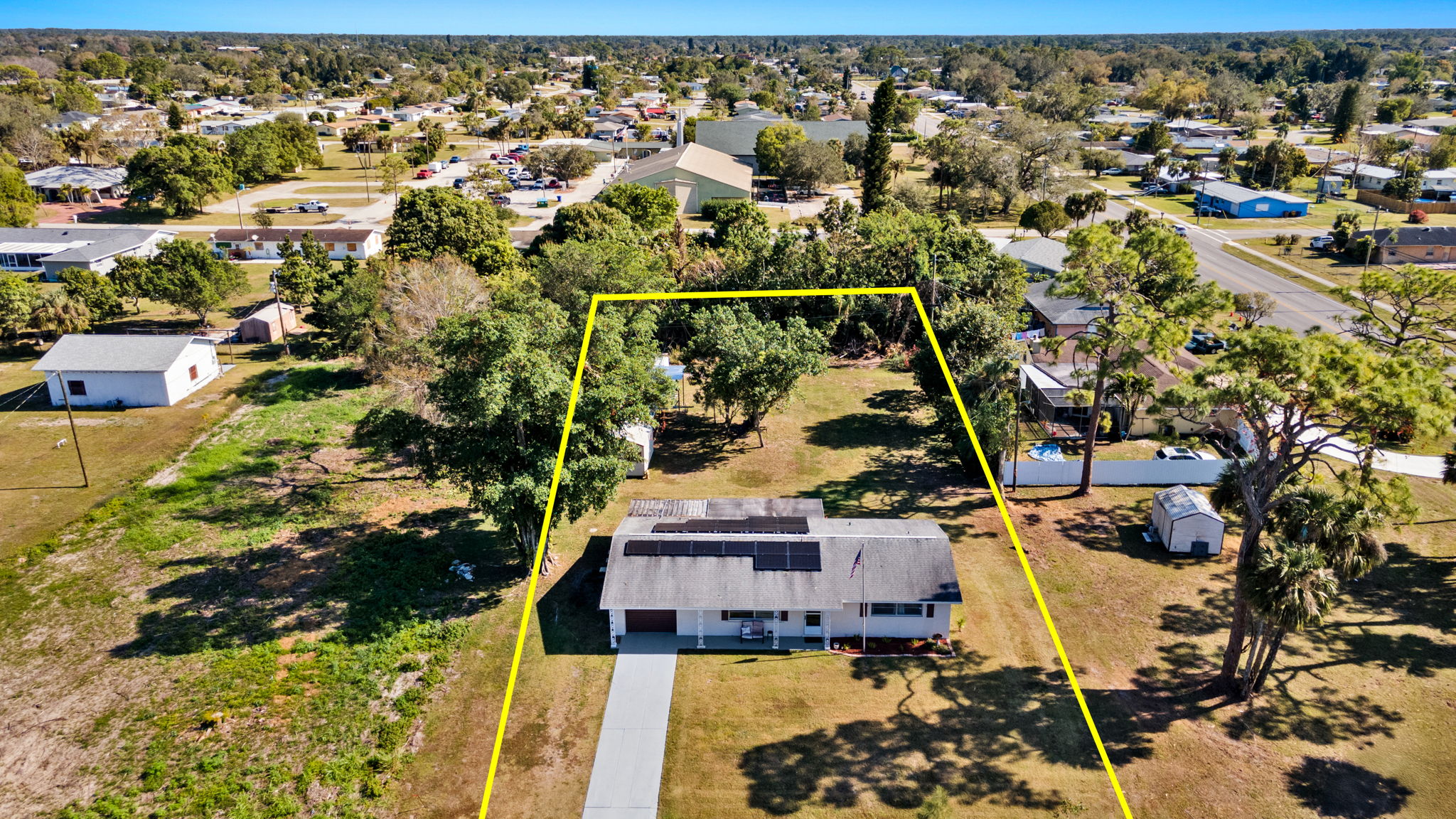 Aerial View 3 -Lot Lines