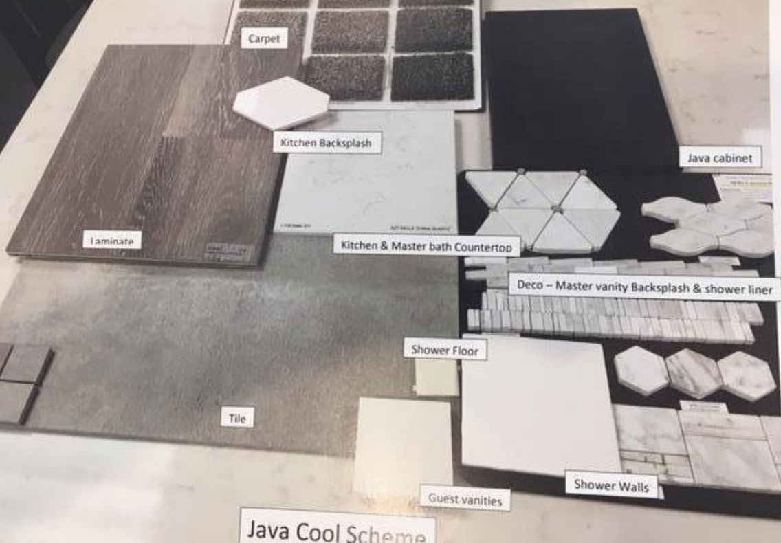 Designer finishes