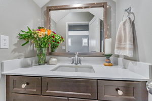 1/2 bath on first floor