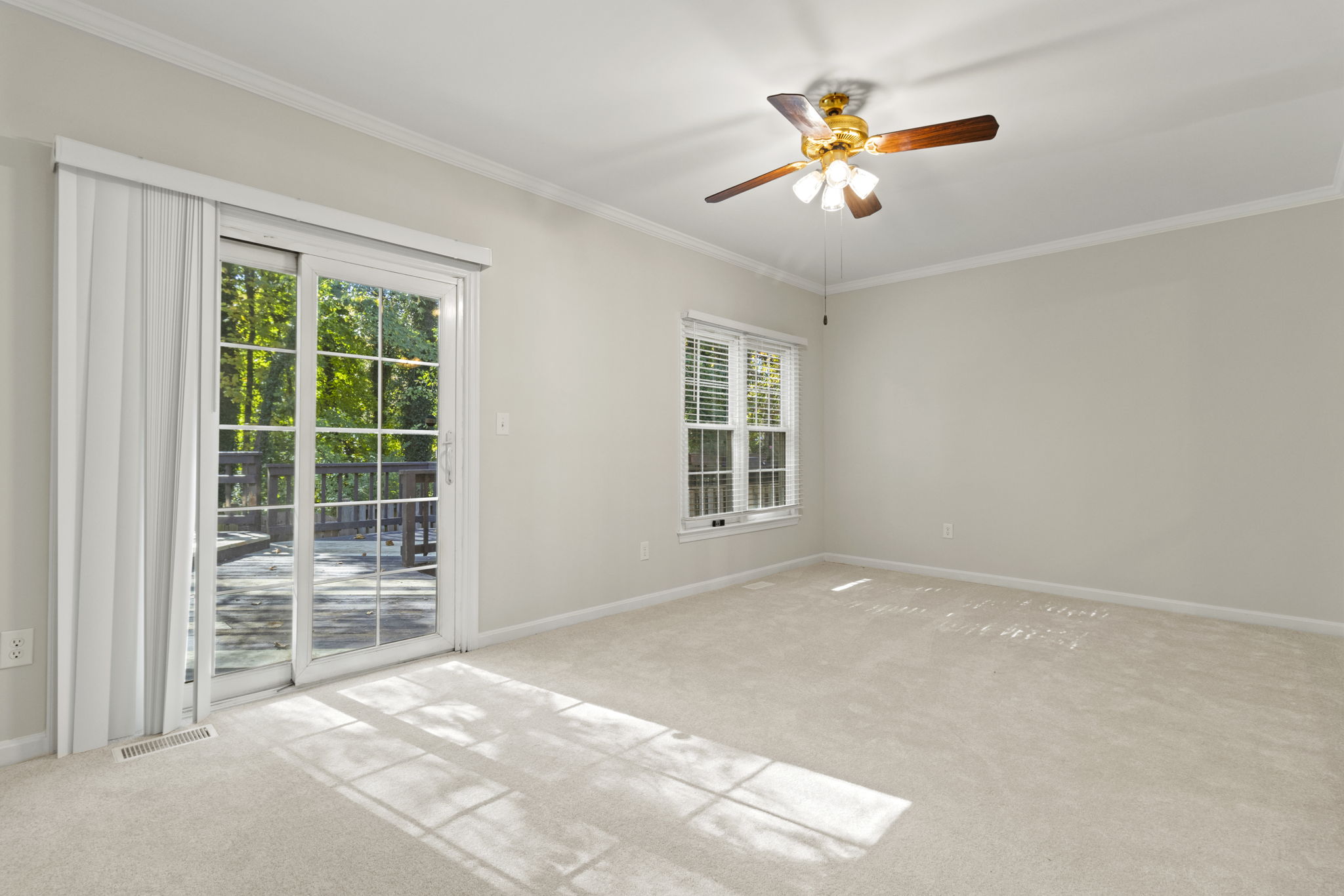 Living Room with Deck access