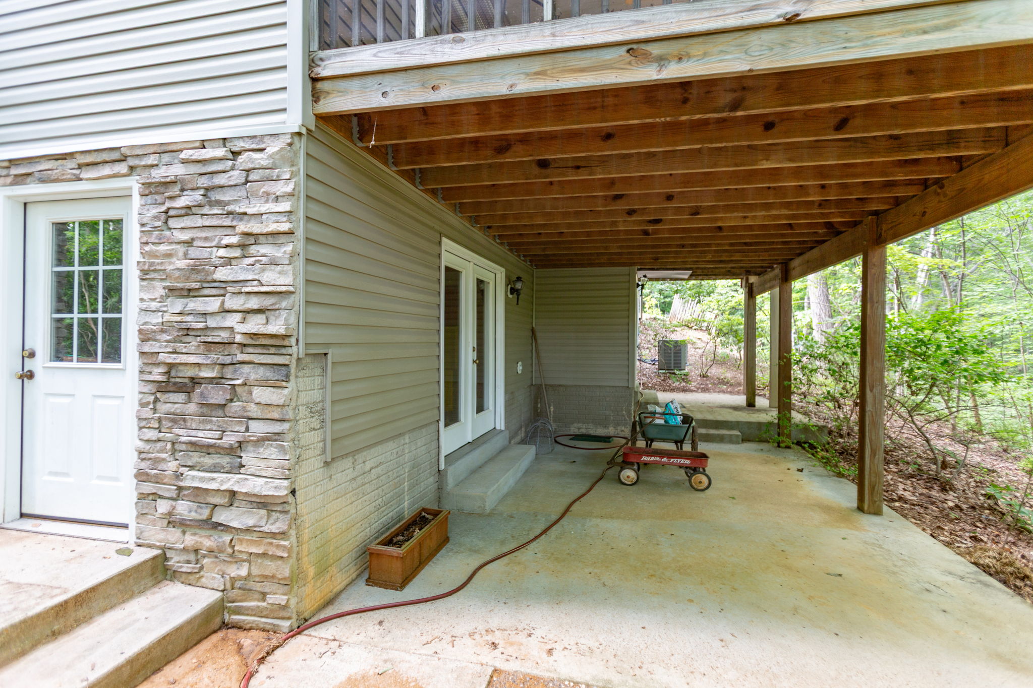 patio off lower level