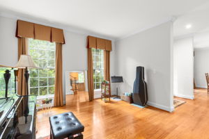 Formal Living Room being used as Music Room