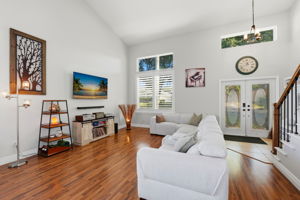 Warm, Welcoming Living Room with Beautiful Natural Light