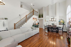 Connected Living and Dining Spaces