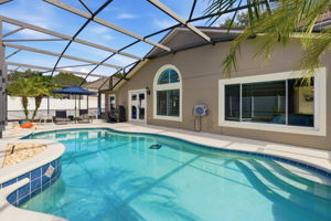 Screen Enclosed Lanai/Solar Heated Pool