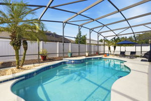 New Vinyl Fenced Yard