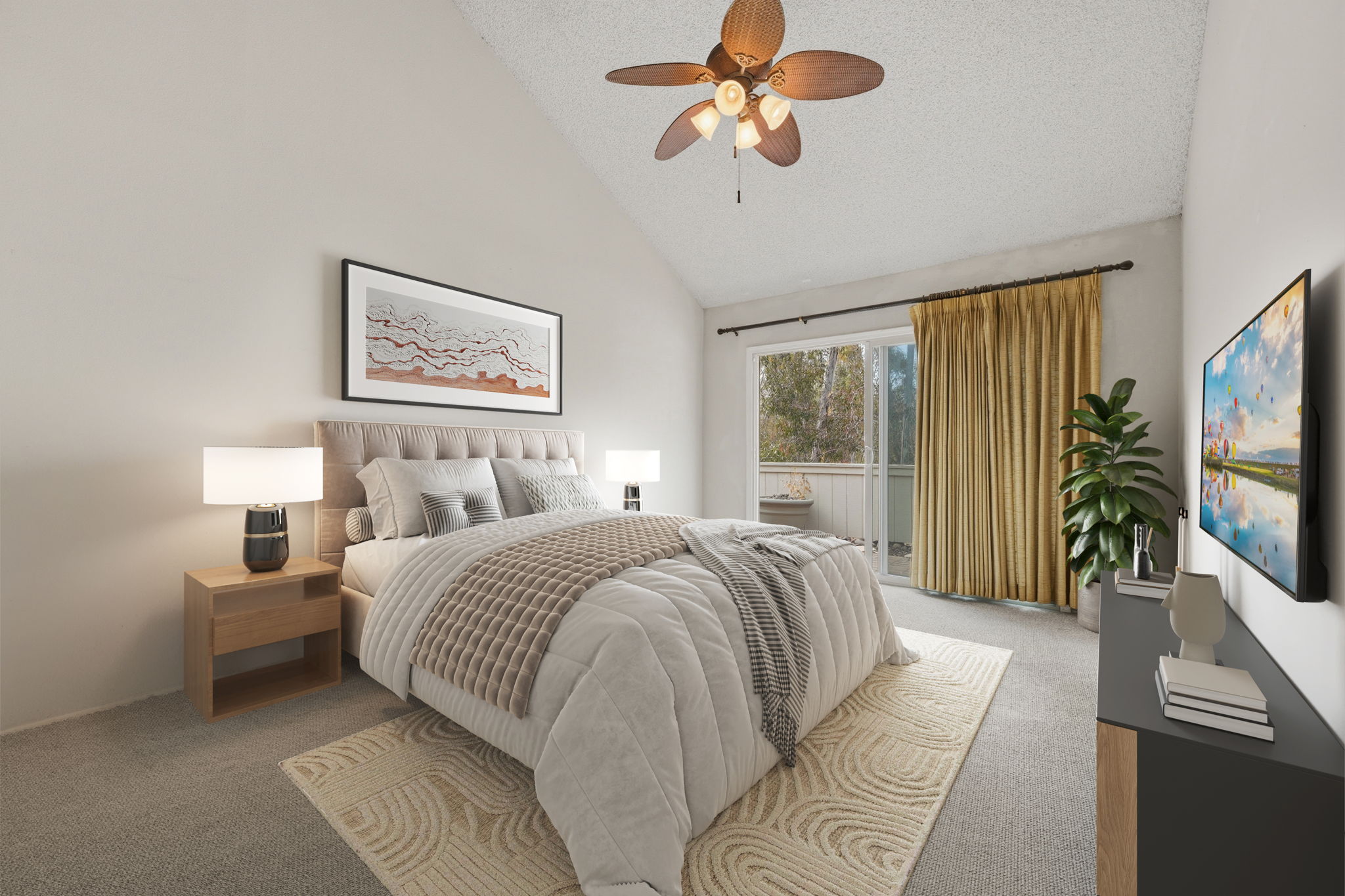Virtually Staged – Primary Bedroom