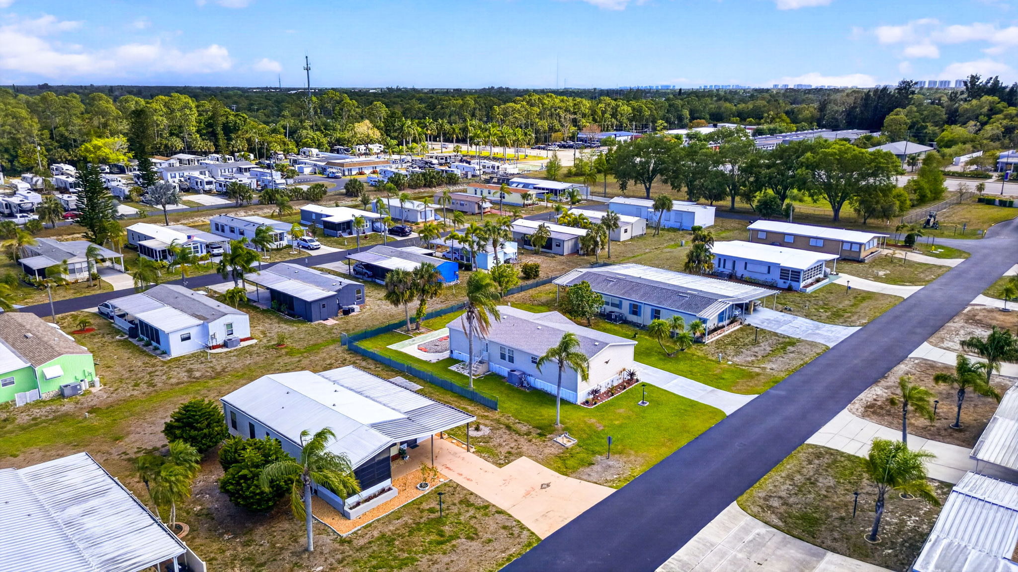 Aerial Front Exterior 2