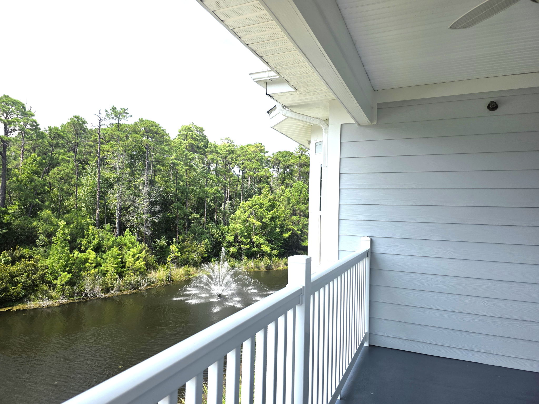 View of Fountain & Wetlands Private Balcony