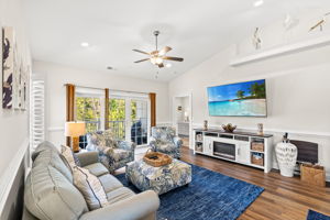 Vaulted Large Living Area